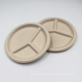 High Quality Natural Biodegradable Food Tray Disposable Sugarcane Bagasse Plates